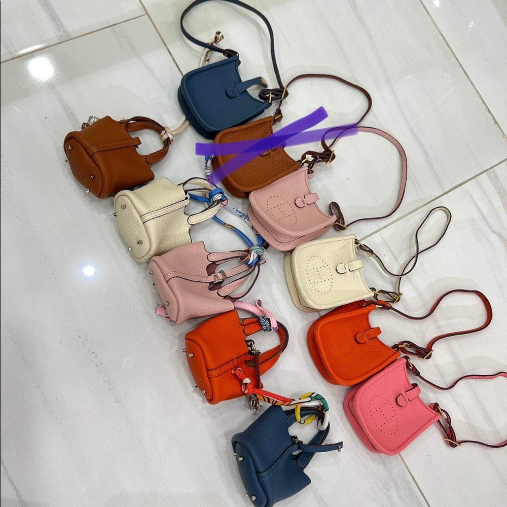 Mini Bag charms (each sold separately)